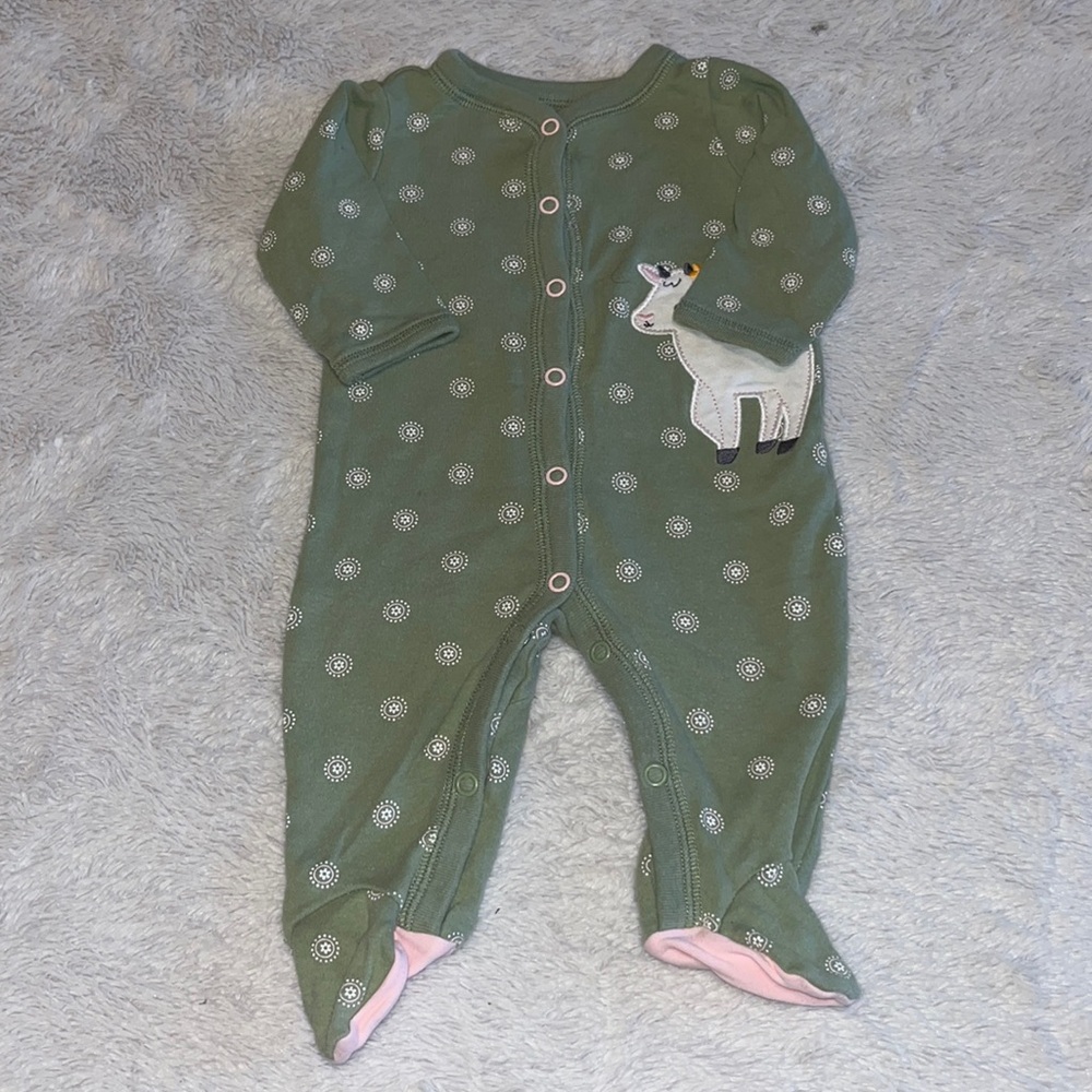 (2 for $10) carters goat footie/ sleeper 🐐